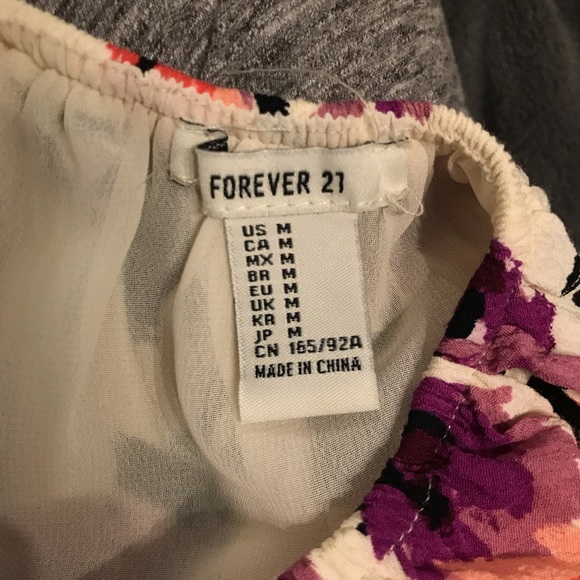 Strapless Floral Dress - Forever21 - Picture 4 of 4